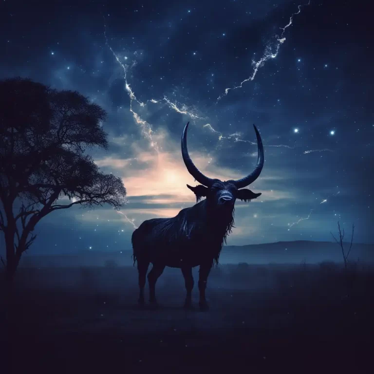 Soñar con toros: Cargar durante la noche